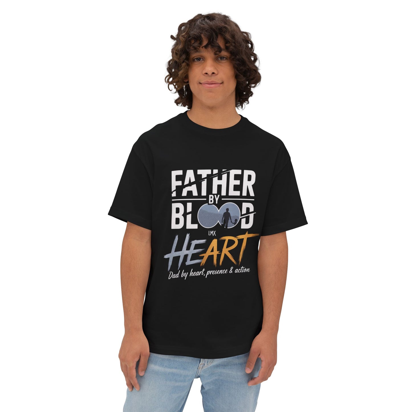 Father by Blood, Dad by Heart Graphic T-Shirt (Inspired by Lawrence Michael Jr.)