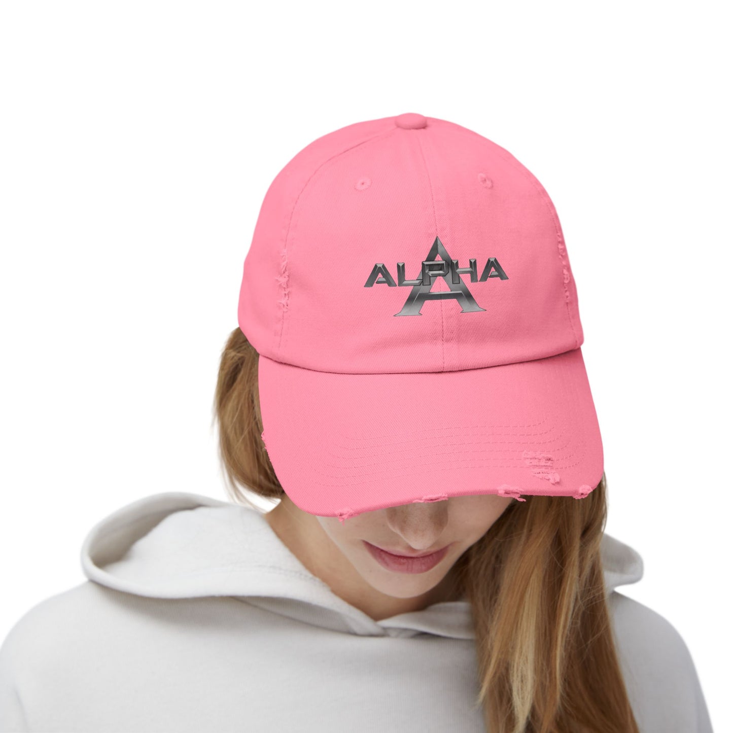 LMX-ALPHA Unisex Distressed Cap
