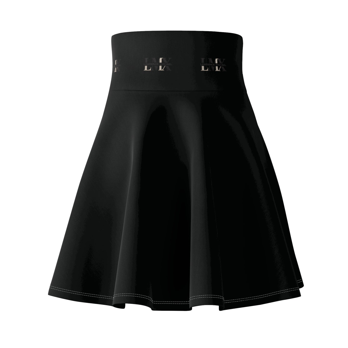 Women's Skater Skirt in black - Trendy and Chic A-Line Mini Skirt by LMX Lawrence Michael