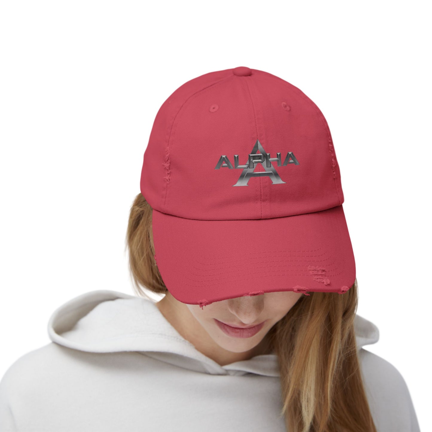 LMX-ALPHA Unisex Distressed Cap