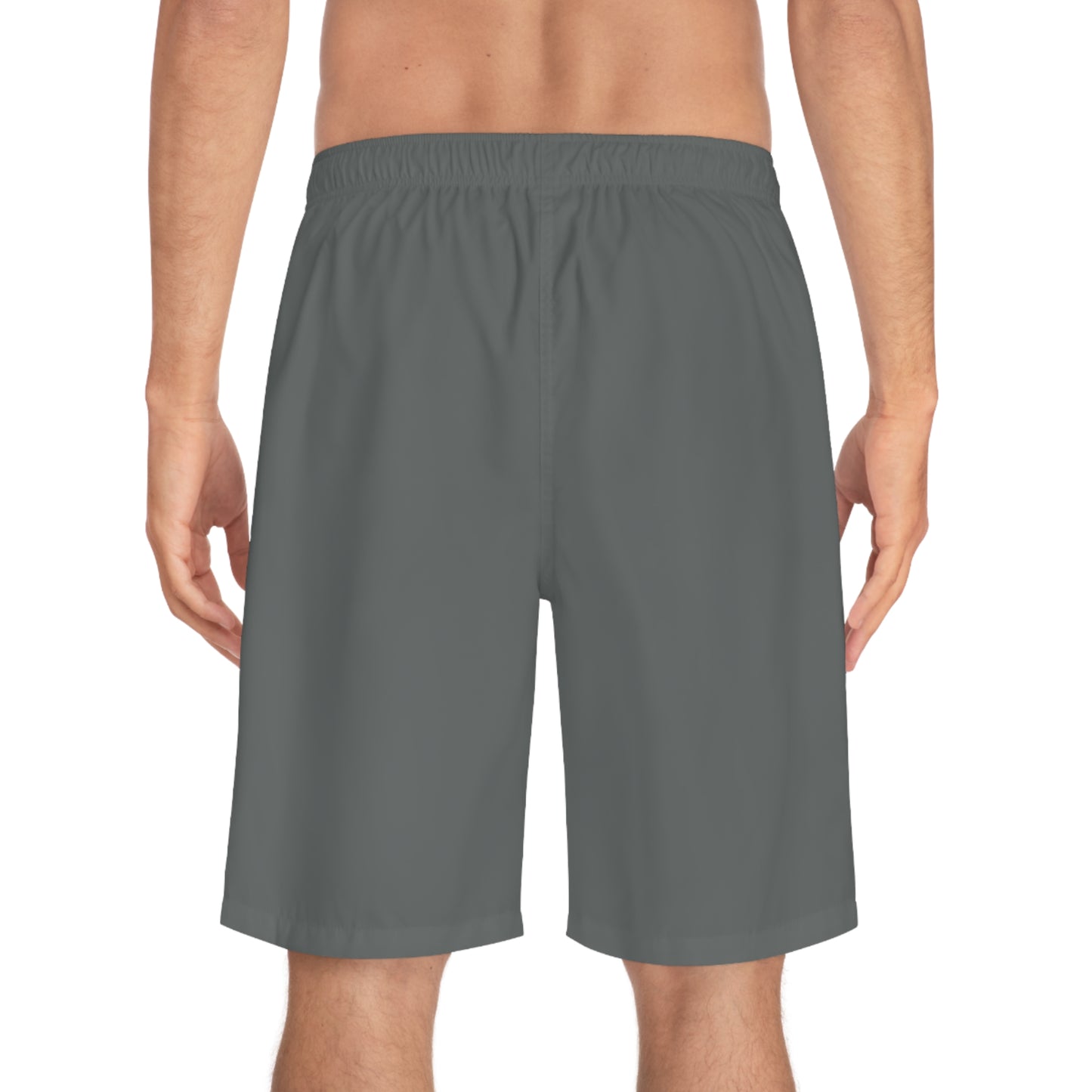 LMX Designs Futuristic Barcode Board Shorts – Cyberpunk-Inspired Swimwear