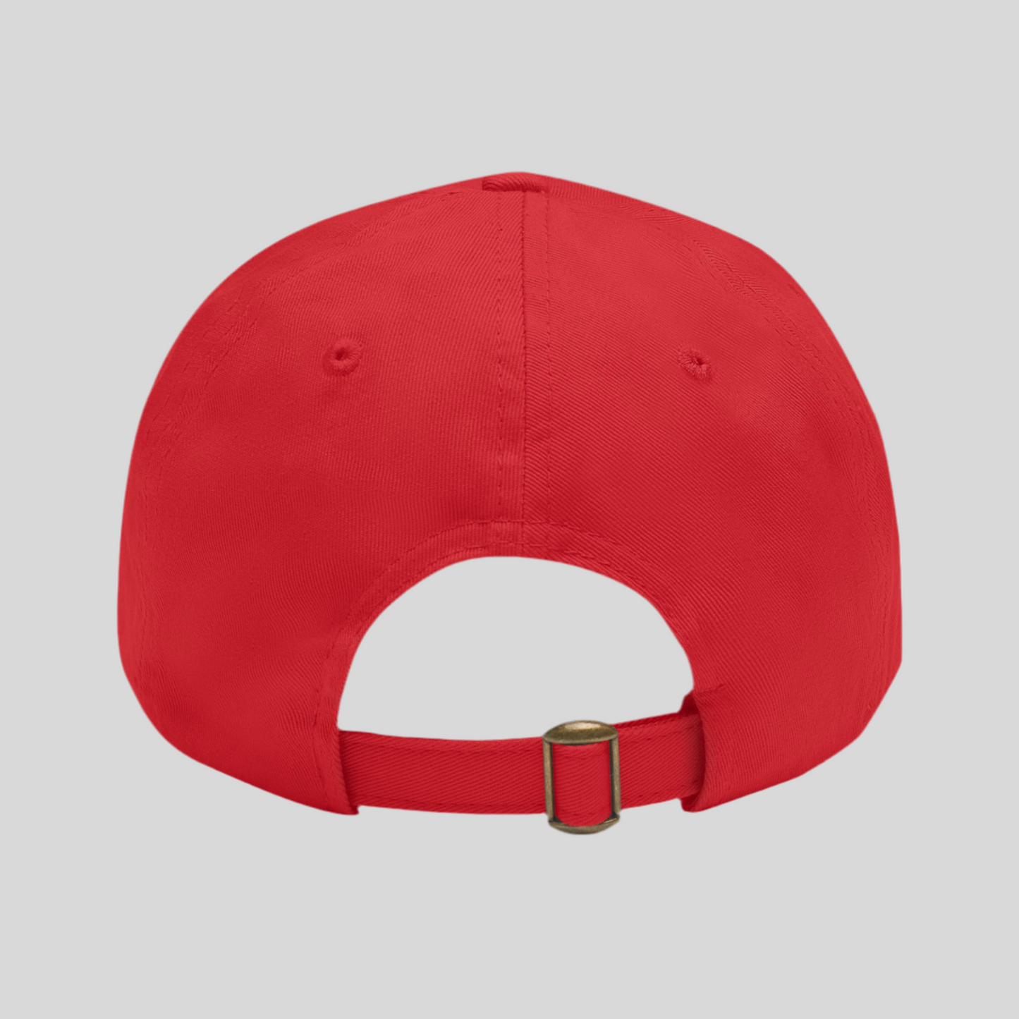 Brat LMX Chrome Script Women’s Dad Hat – Red
