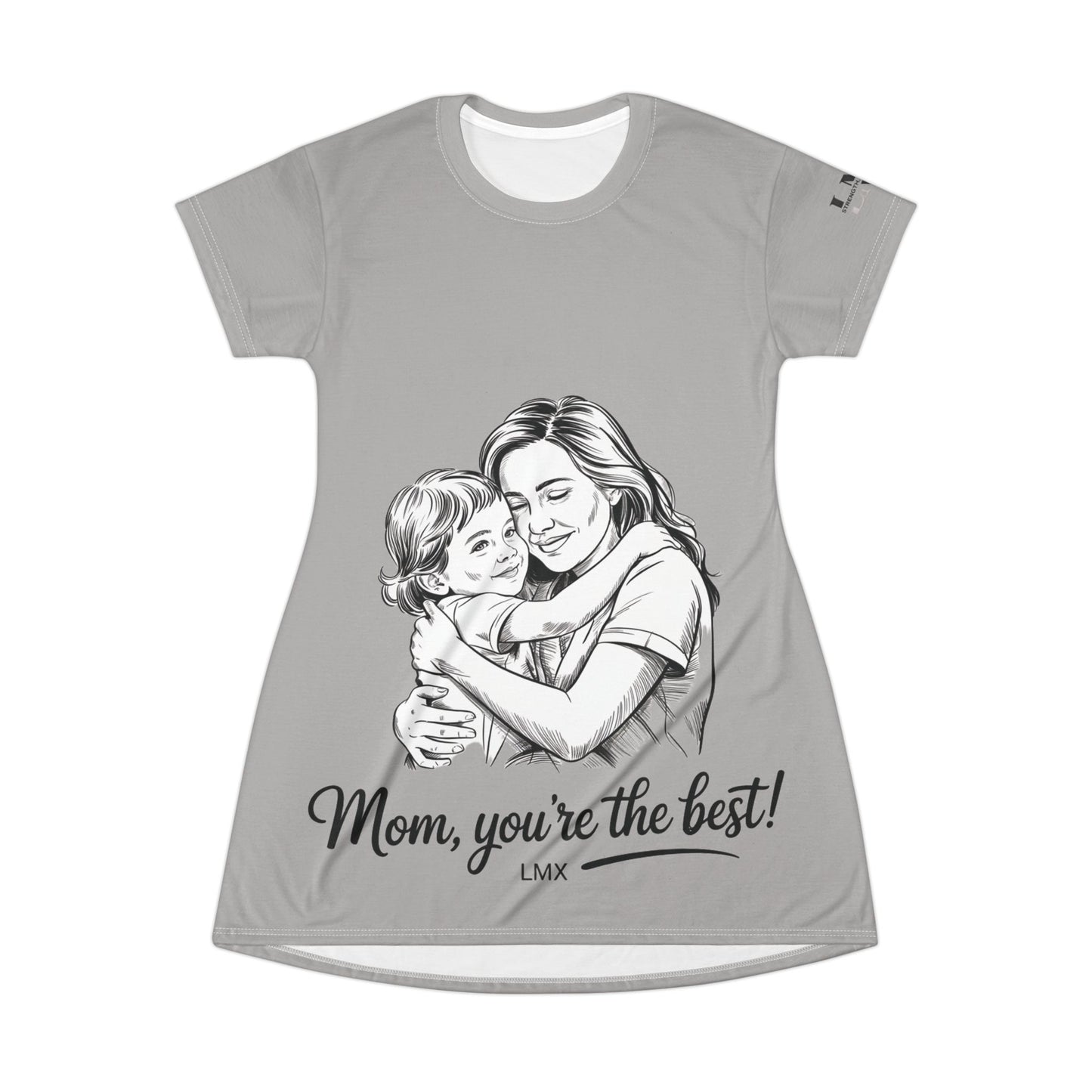 Mom, You’re the Best – Oversized T-Shirt Dress | A Timeless Tribute to Mothers