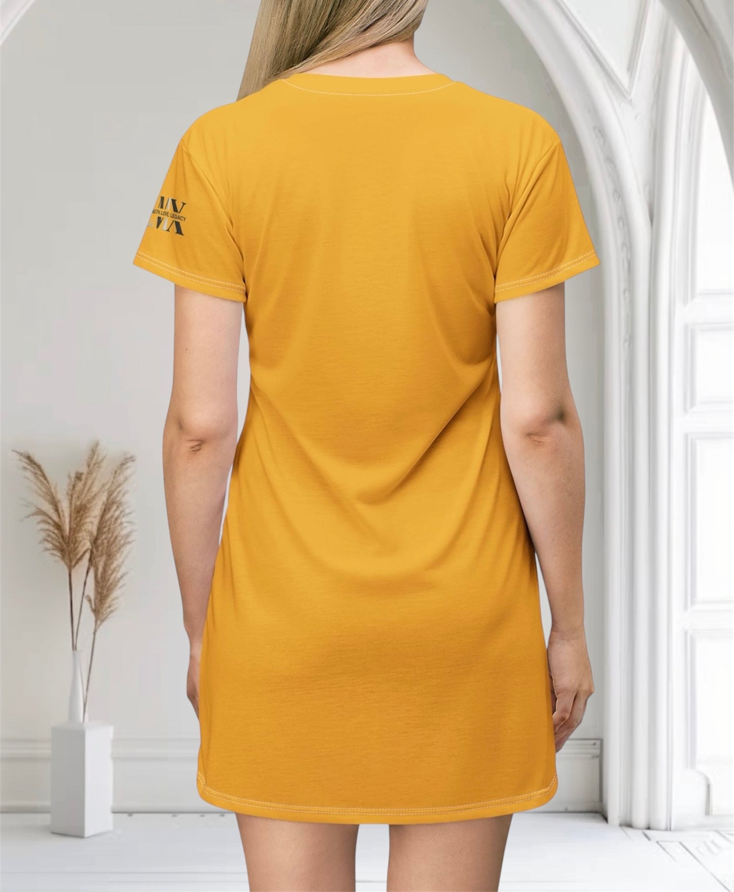 Mom; A Title Above Queen – Luxe T-Shirt Dress by LMX