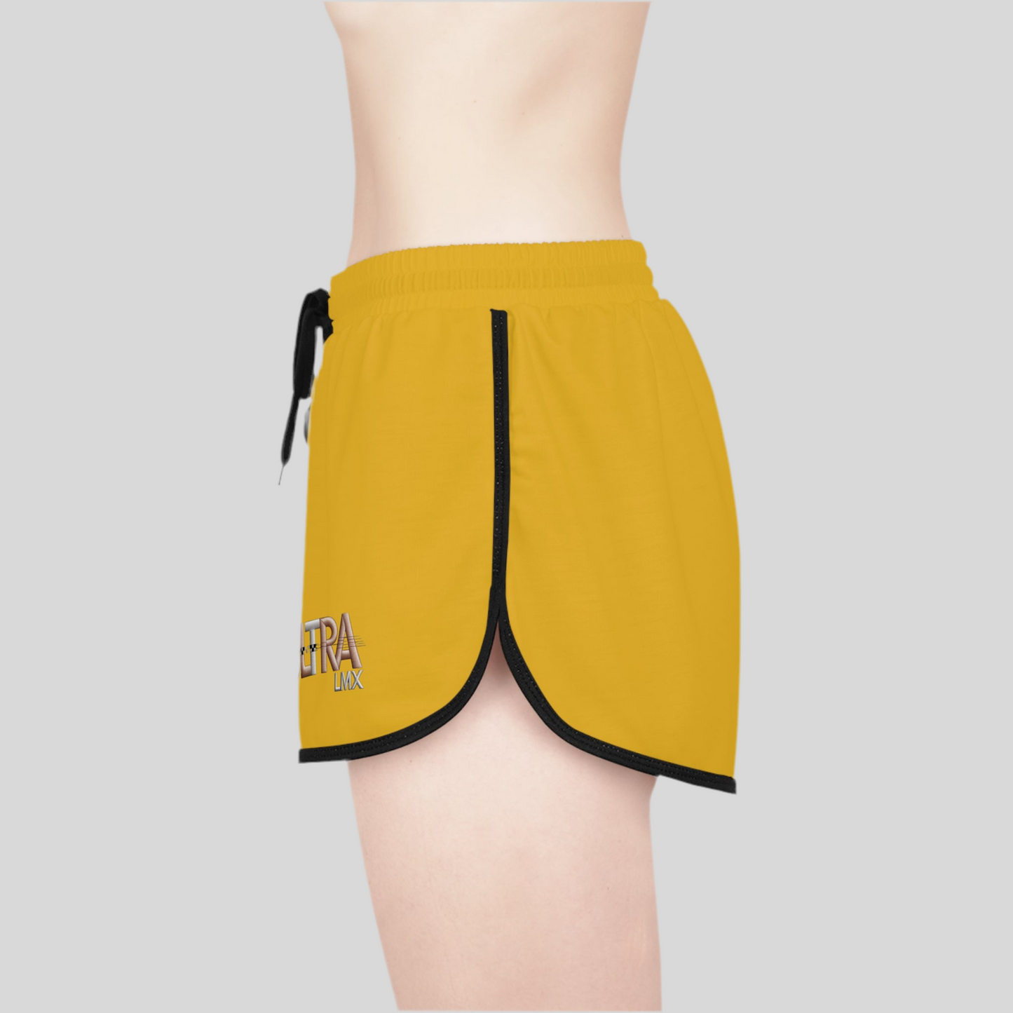 MK-ULTRA LMX Women’s Relaxed Shorts – Yellow | Streetwear Active Lounge