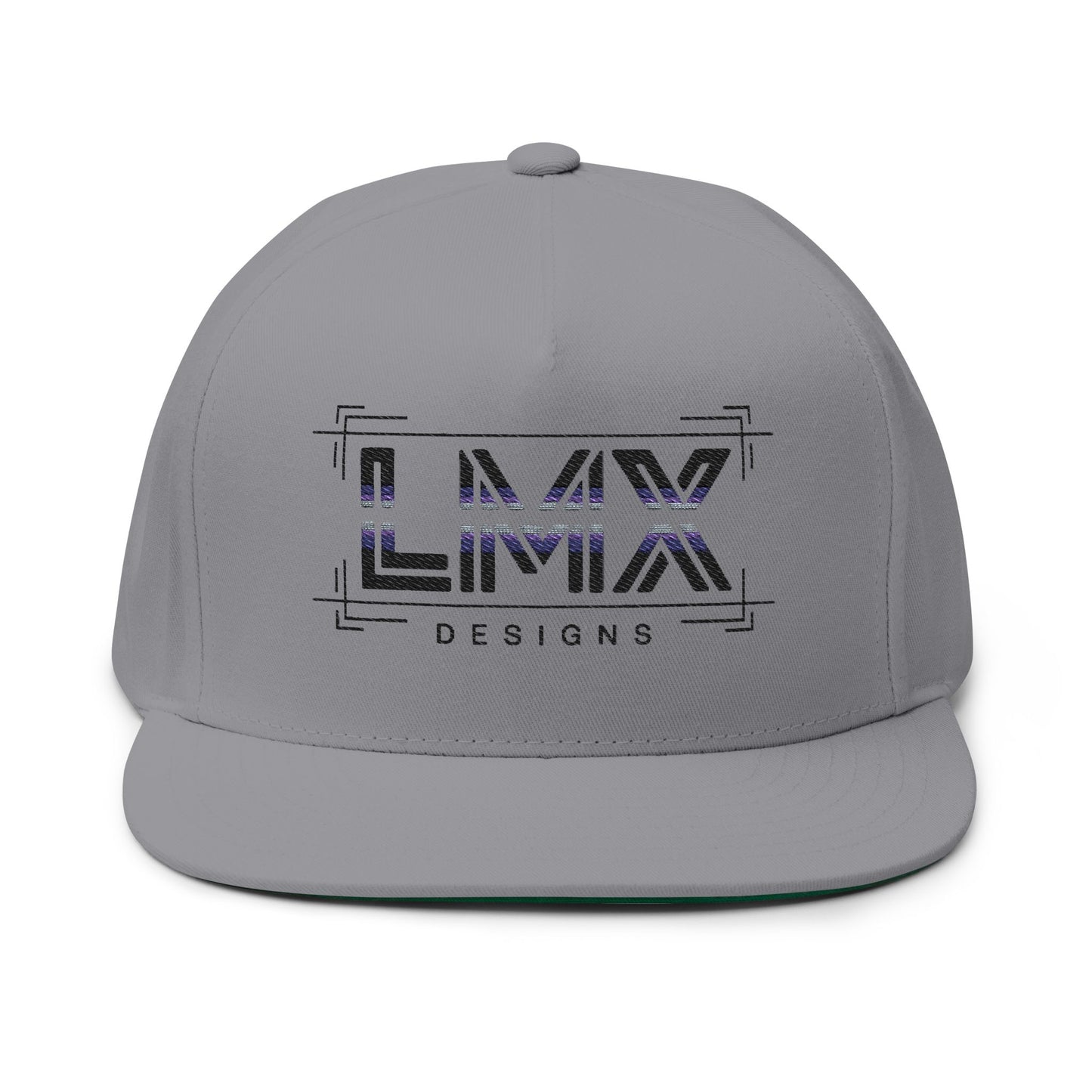 LMX Designs Stylish Flat Bill Cap with LMX Designs Logo | Perfect for Casual Wear & Events