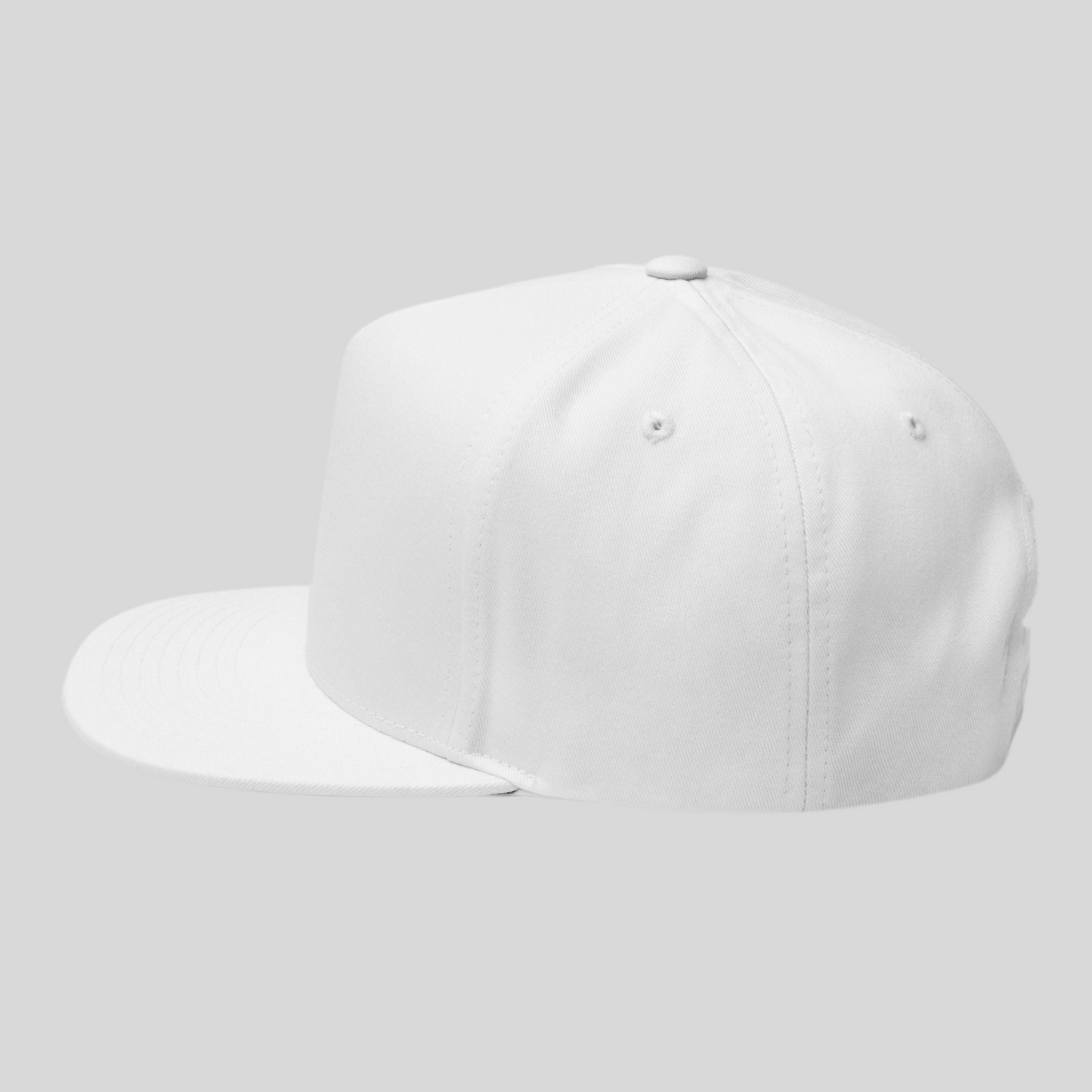 LMX Trendy Logo Embroidered Flat Bill Cap for Everyday Style