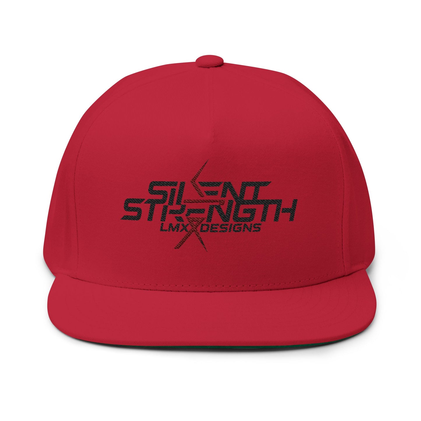 Silent Strength Flat Bill Cap by LMX