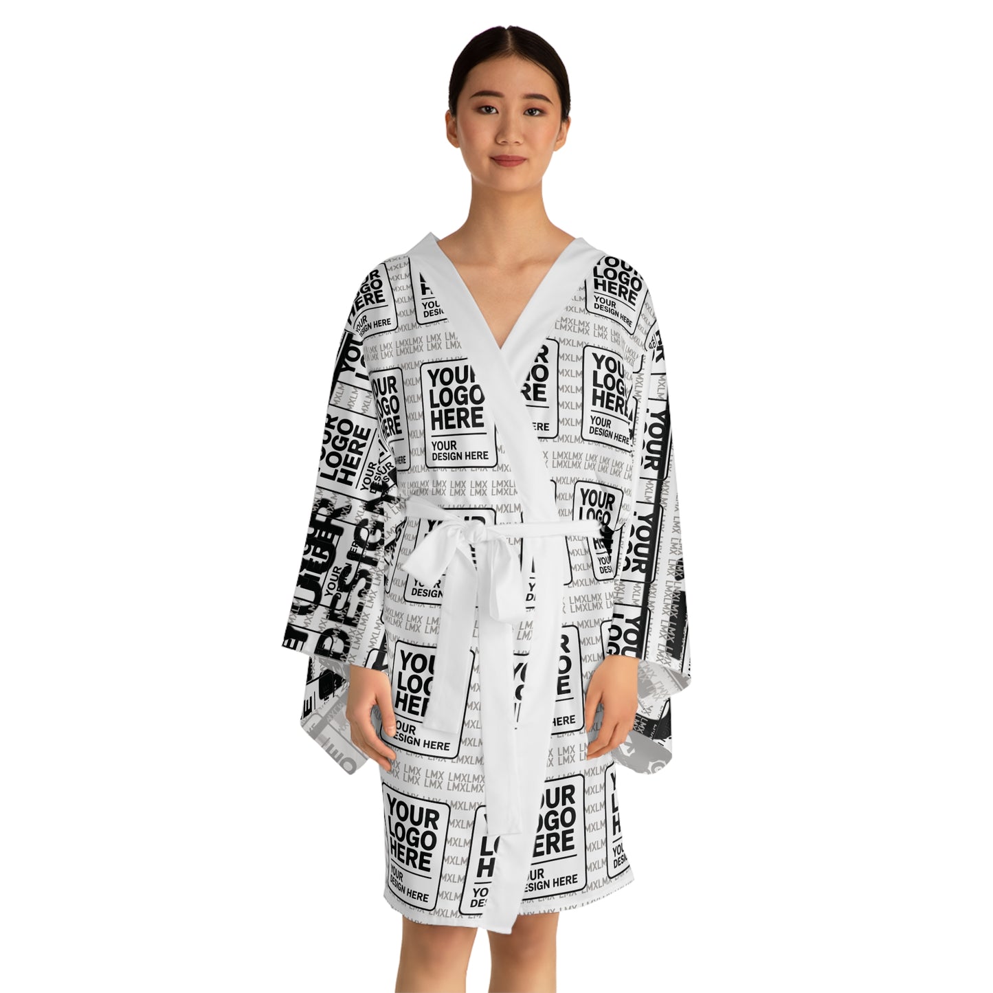 Customizable Long Sleeve Kimono Robe – Personalize Your Style