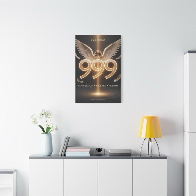999 — Completion • Release • Rebirth (LMX Studio Canvas Edition, 24×36)
