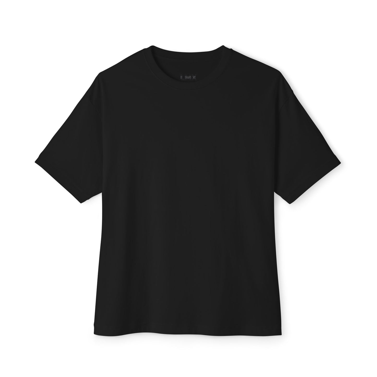 Navy Gray Unisex Oversized Boxy Tee – LMX Death Metal Grunge Design