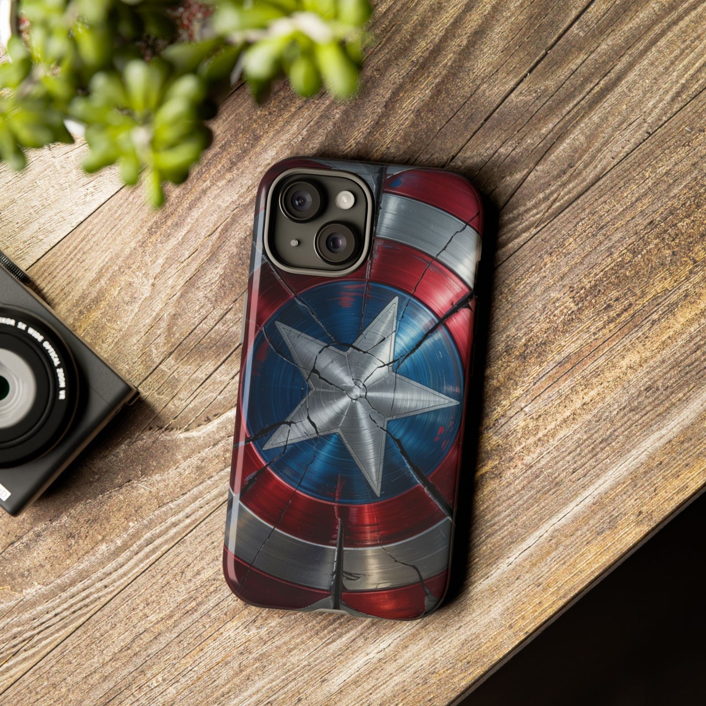 Captain America Shield Phone Case – Tough & Durable