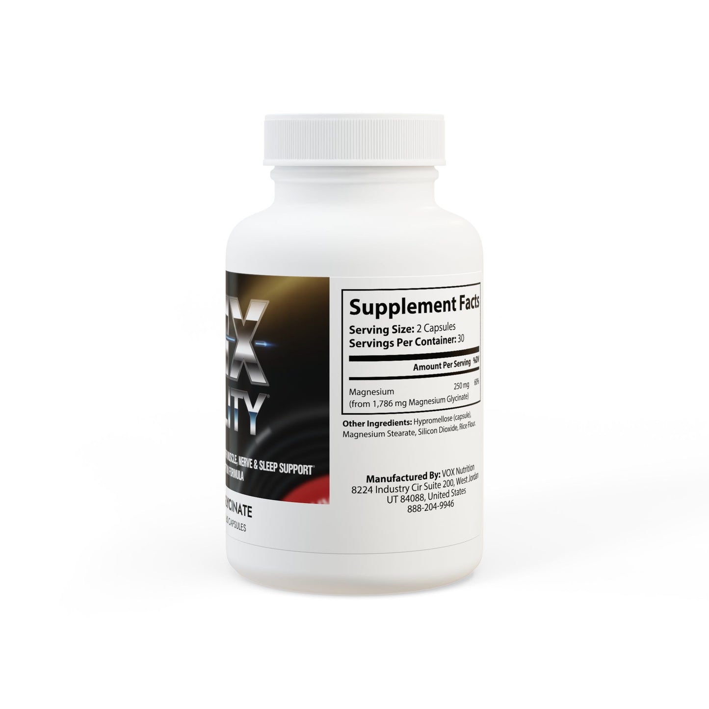 LMX Vitality – Magnesium Glycinate Ultra Absorption for Muscle, Nerve & Sleep Support