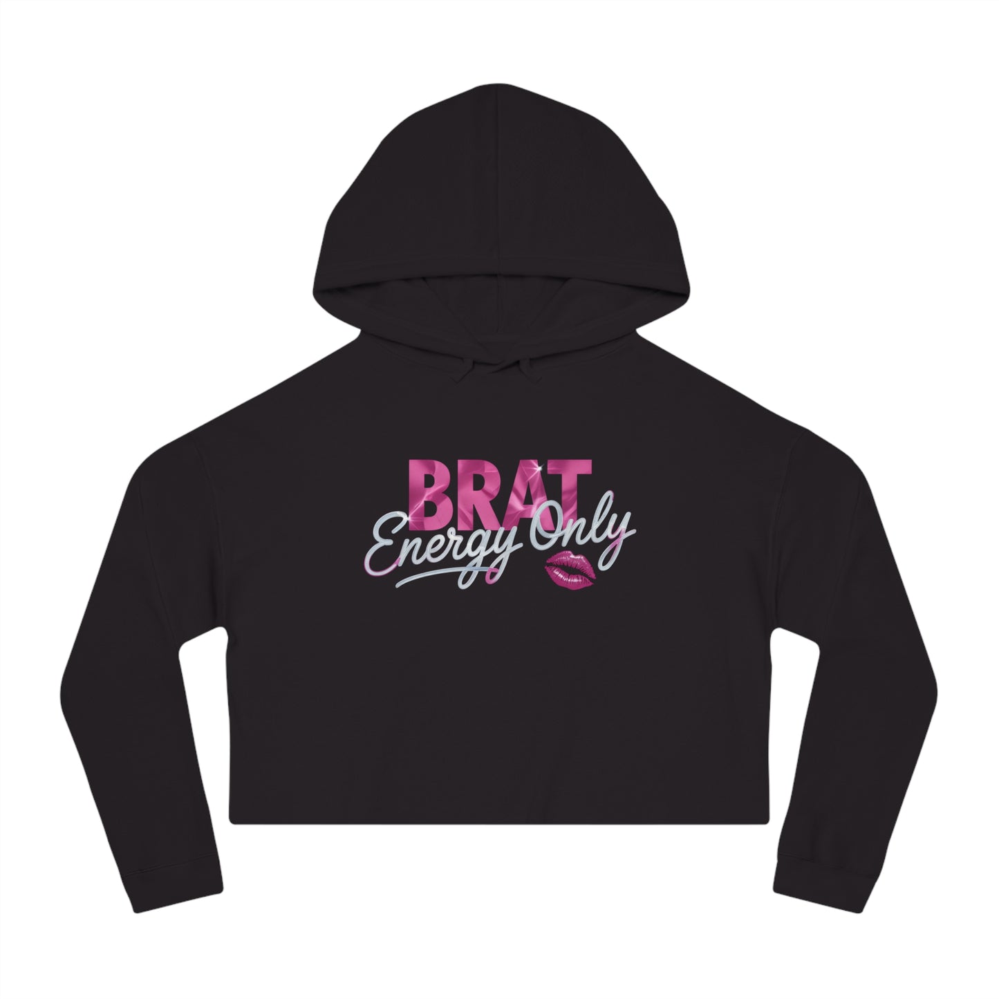 Brat Energy Only | Cropped Hoodie – LMX Designs