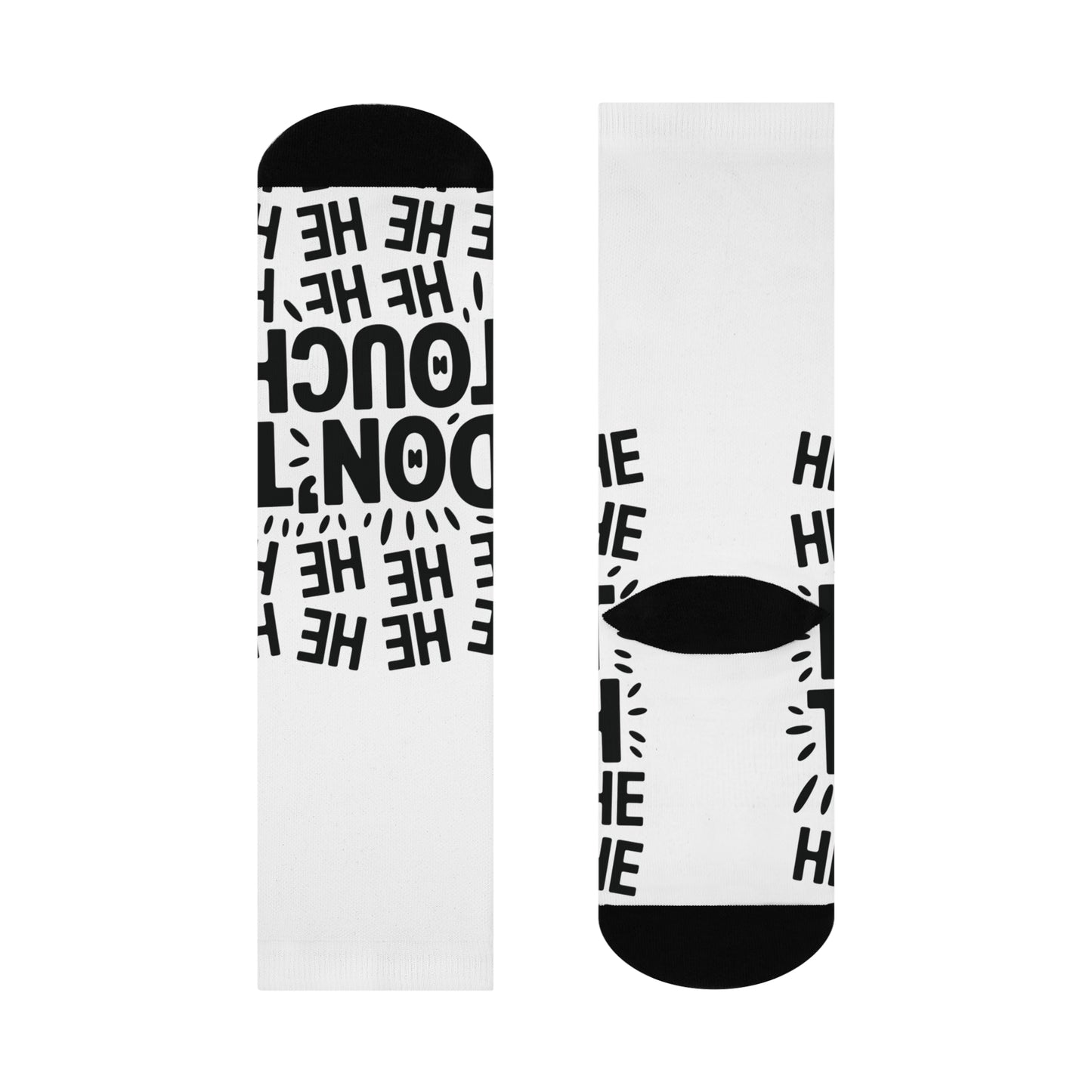 Crew Socks - Don't Touch He-He LMX Design