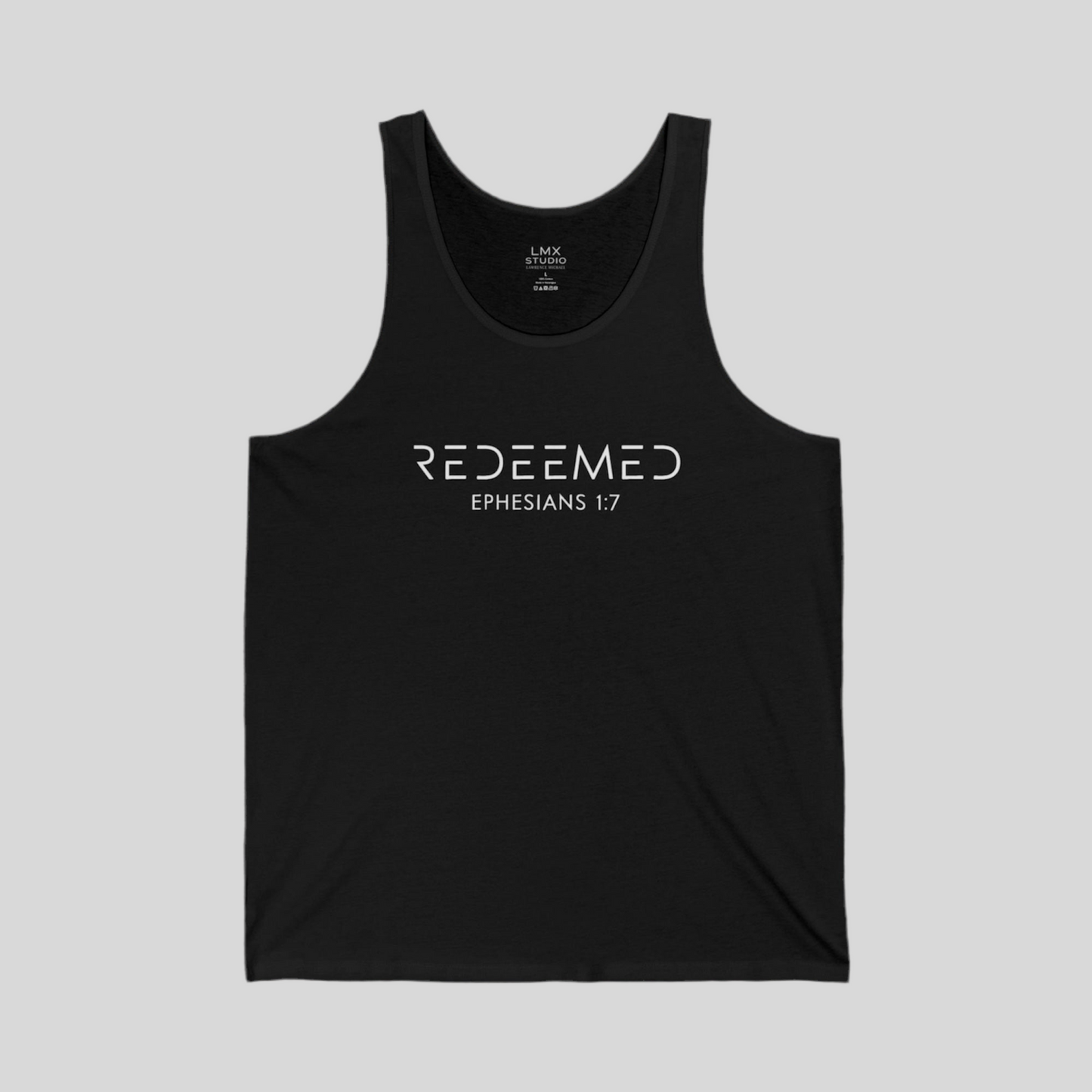 REDEEMED – Faith-Inspired Premium Tank Top (LMX Studio)
