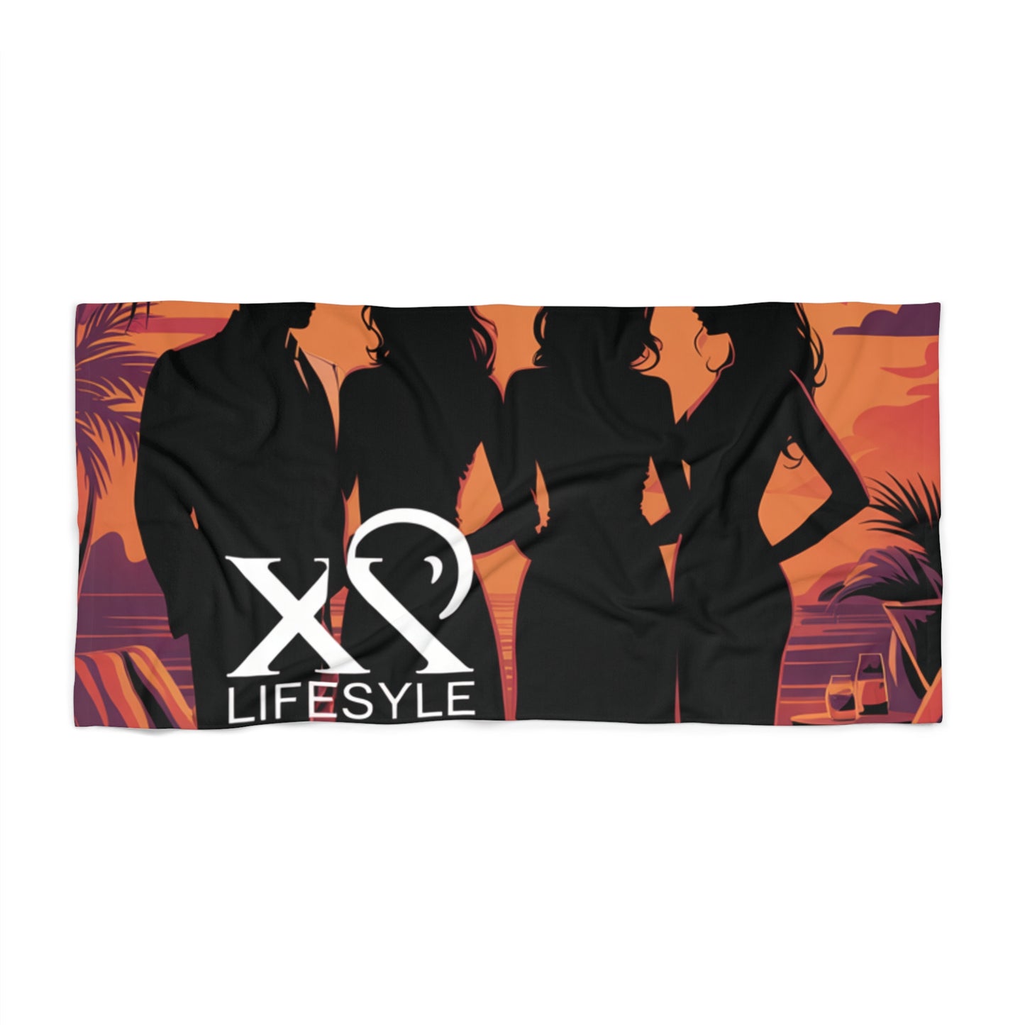Beach Towel - X Lifestyle Towel by LMX Designs for Confident and Stylish Beach Days