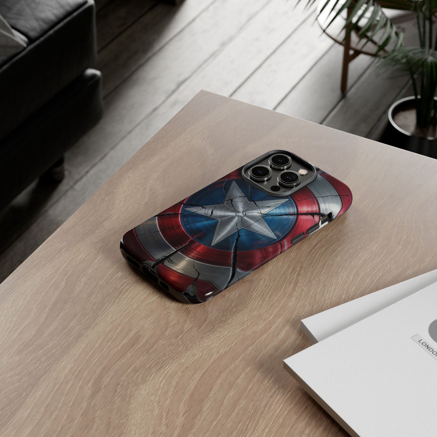 Captain America Shield Phone Case – Tough & Durable