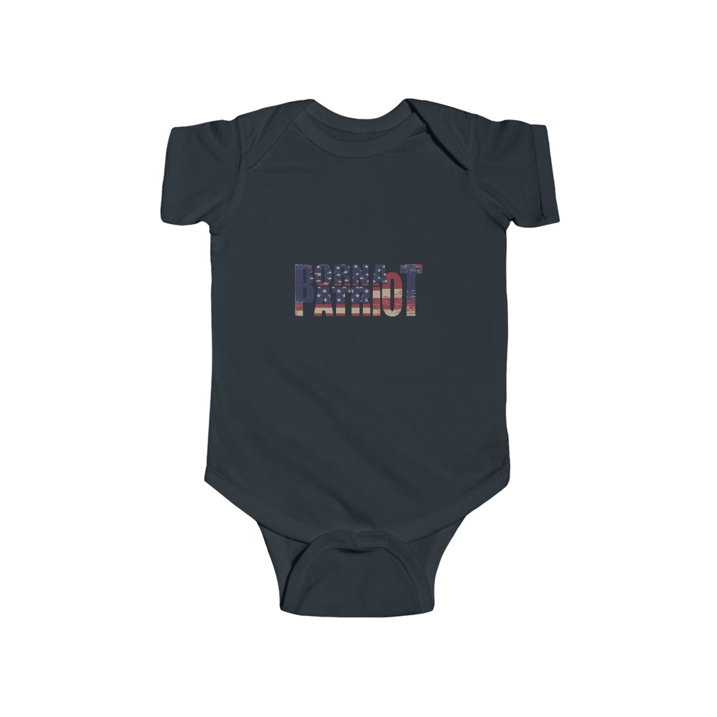 LMX-Born a Patriot Infant Bodysuit - Cute Baby Outfit for National Holidays