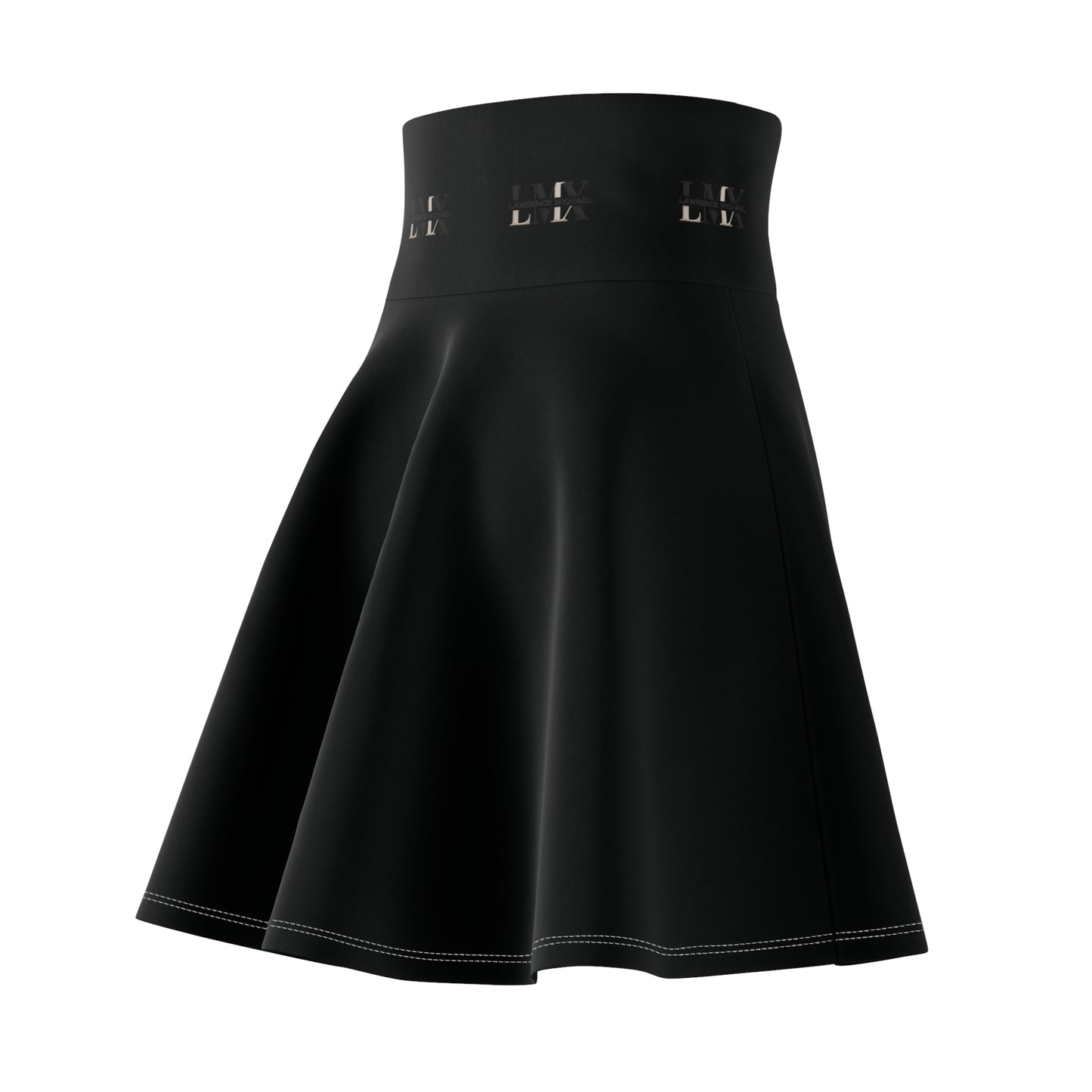 Women's Skater Skirt in black - Trendy and Chic A-Line Mini Skirt by LMX Lawrence Michael