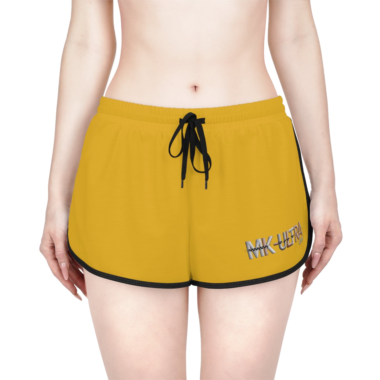 MK-ULTRA LMX Women’s Relaxed Shorts – Yellow | Streetwear Active Lounge