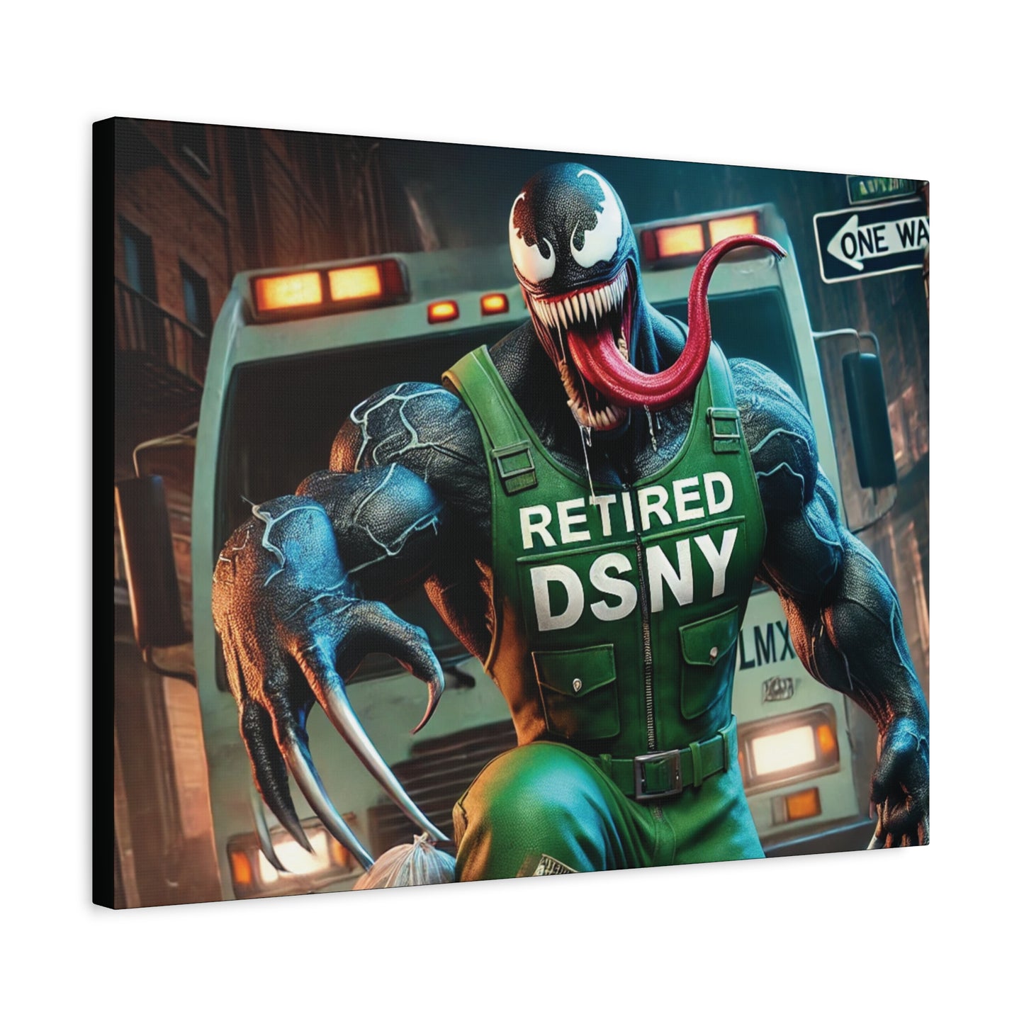 Retired DSNY Venom Matte Canvas Wall Art