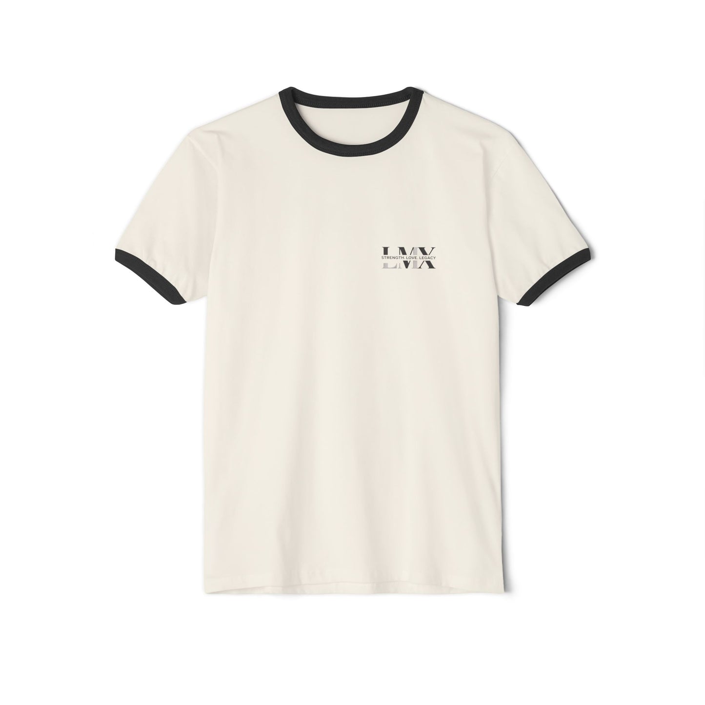 LMX Strength. Love. Legacy. Men’s Cotton Ringer T-Shirt – Retro Style, Modern Statement