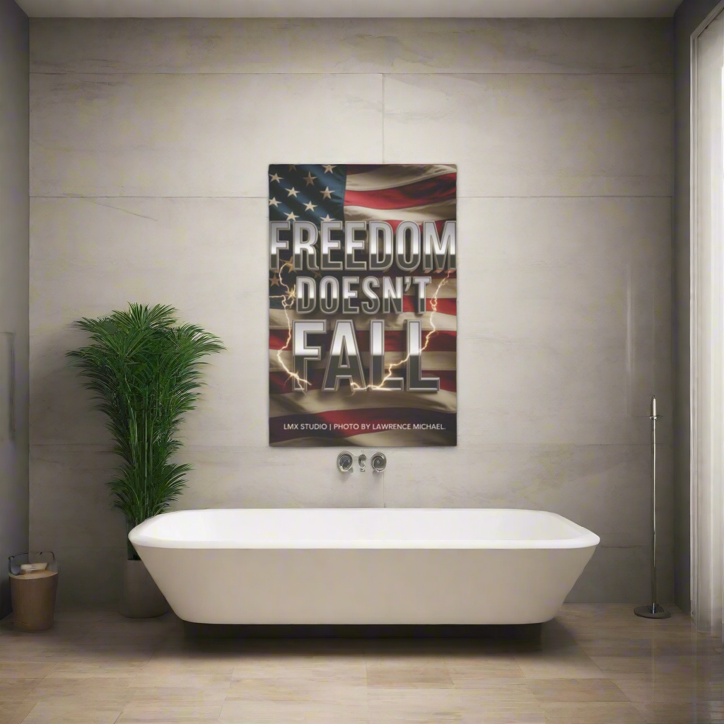 Freedom Doesn’t Fall — Canvas Edition 24×36