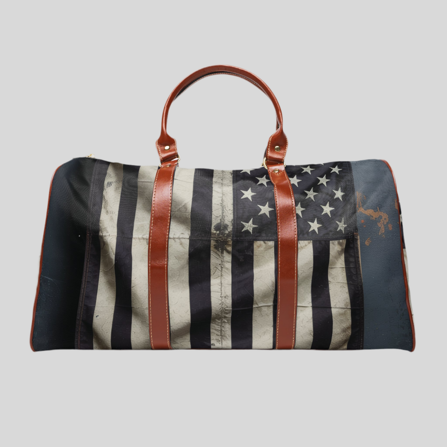 LMX Patriotic Waterproof Travel Bag – Vintage-Inspired, Built for Adventure