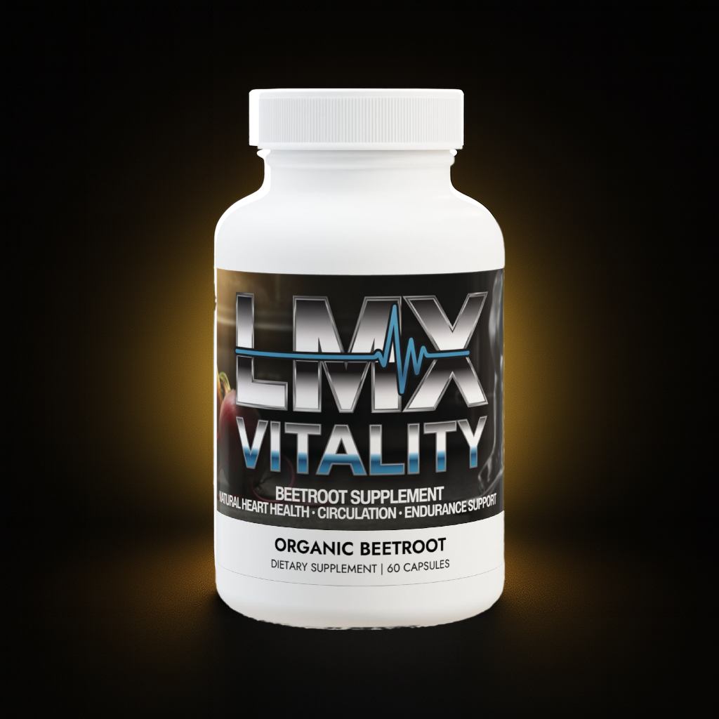 LMX Vitality Beetroot Supplement (60 Capsules) – Natural Heart & Endurance Support