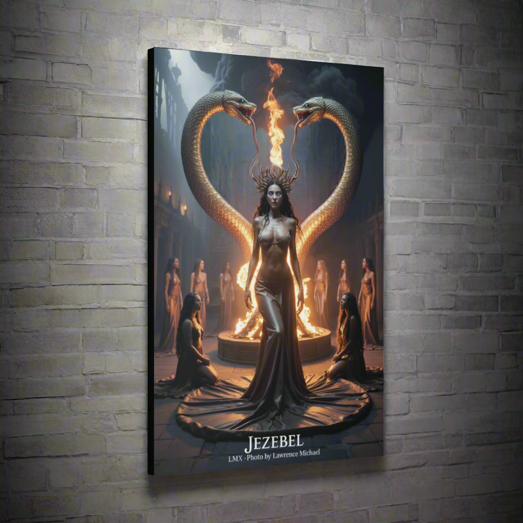 LMX Studio Jezebel Canvas Art 24x36 Limited