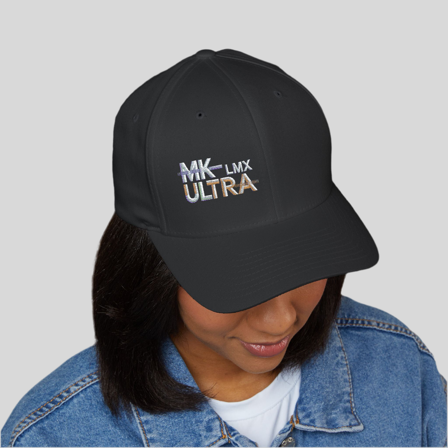 MK-ULTRA LMX Embroidered Hat – Platinum Blonde Edition
