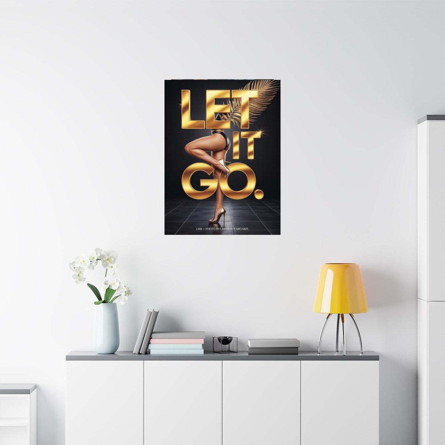 “LET IT GO”. Luxury Wall Canvas – LMX Studio Edition 24x36