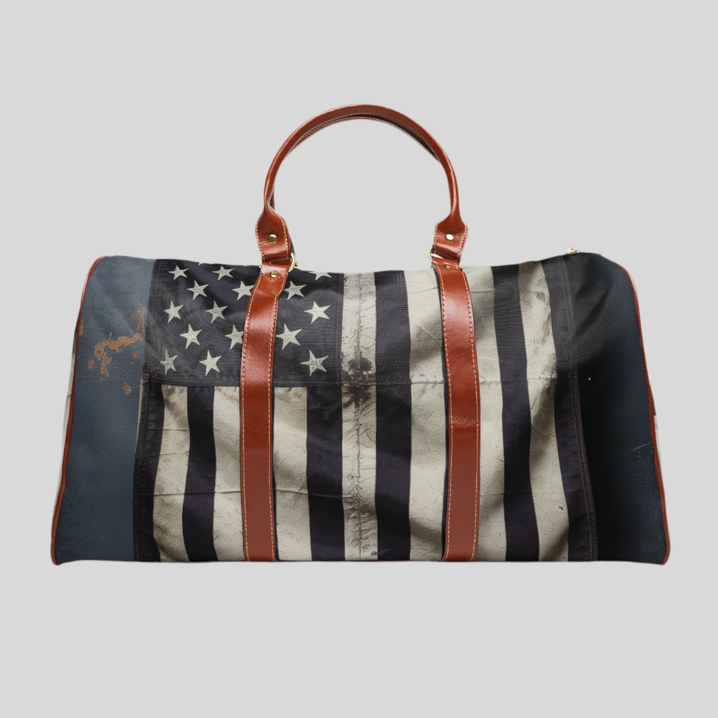 LMX Patriotic Waterproof Travel Bag – Vintage-Inspired, Built for Adventure