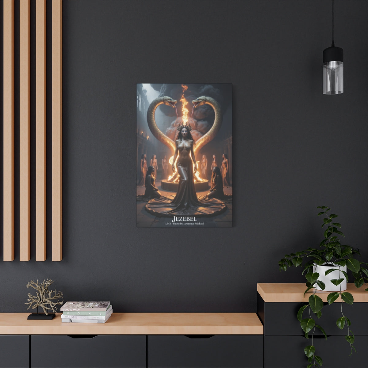 LMX Studio Jezebel Canvas Art 24x36 Limited
