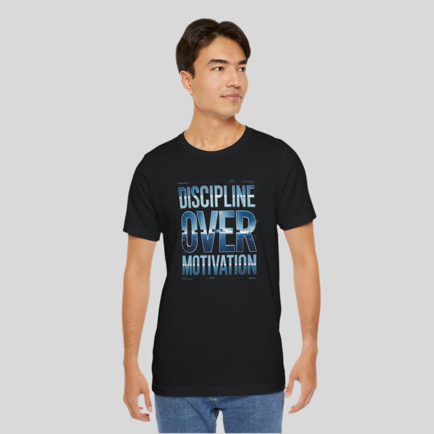 Discipline Over Motivation Tee – LMX Signature Mindset Series