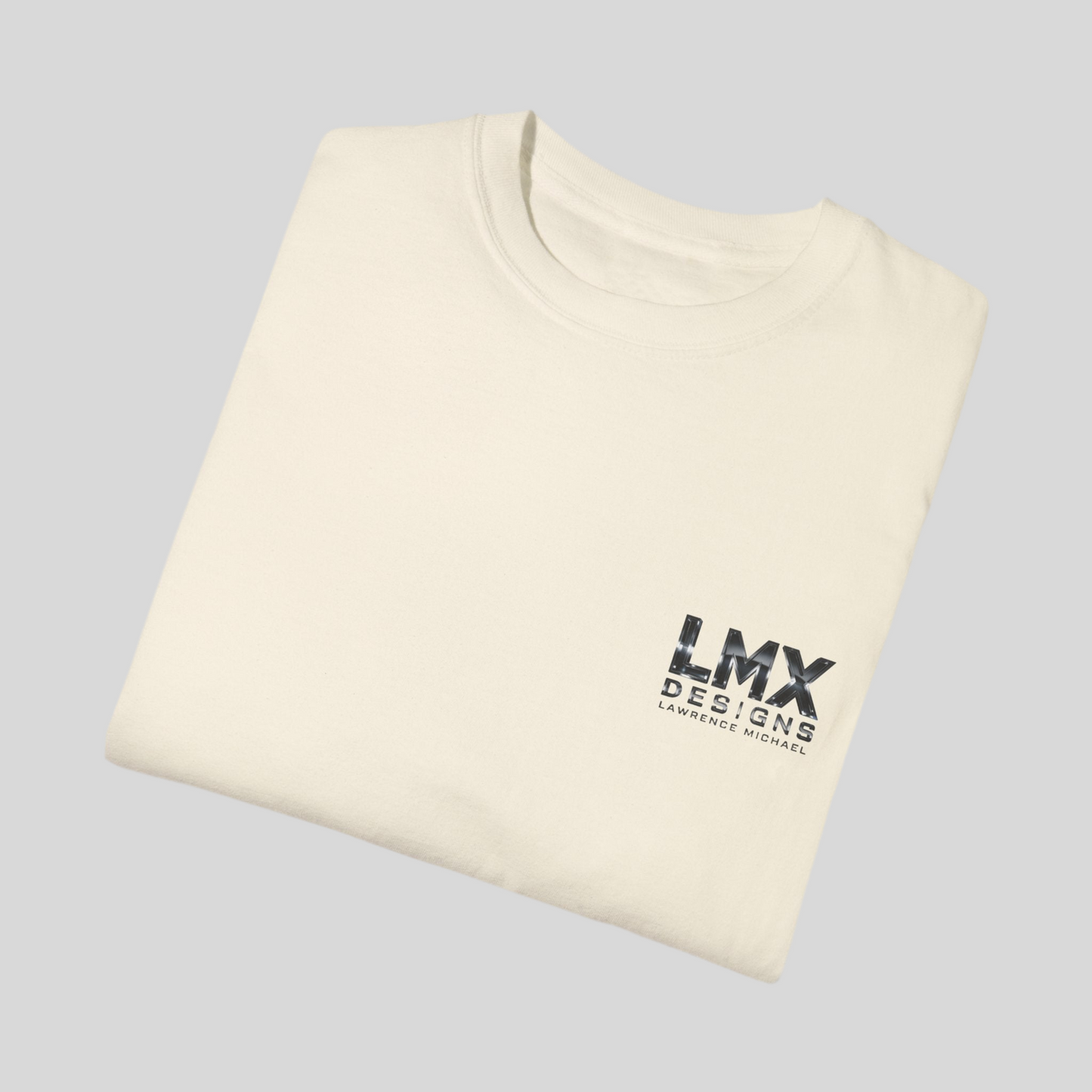 LMX Men’s Garment-Dyed T-Shirt – Classic Style with Signature Detail