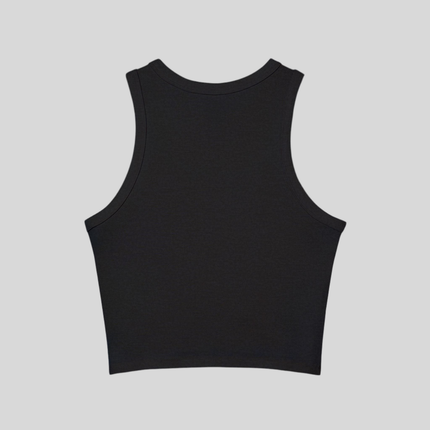 LMX Beast Mode Racer Tank Top – Women’s Micro Rib Crop Top