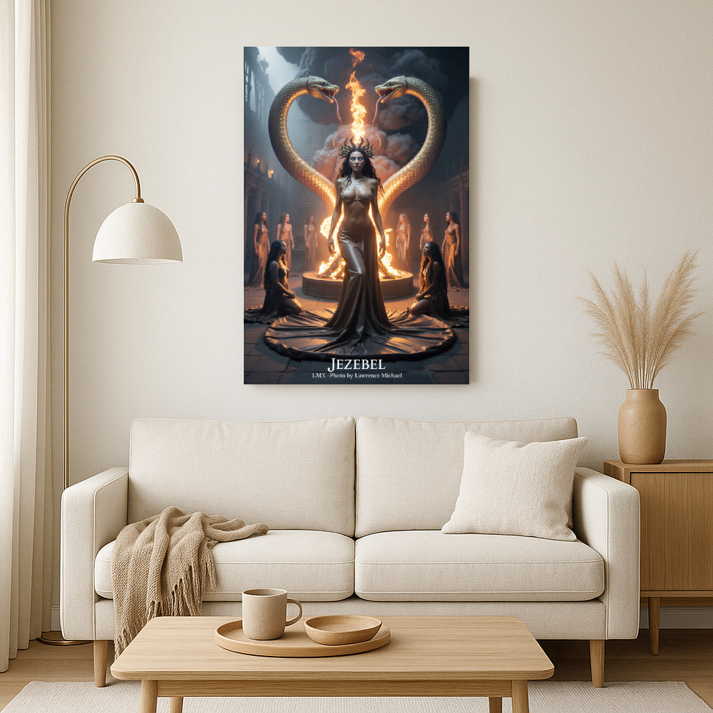 LMX Studio Jezebel Canvas Art 24x36 Limited