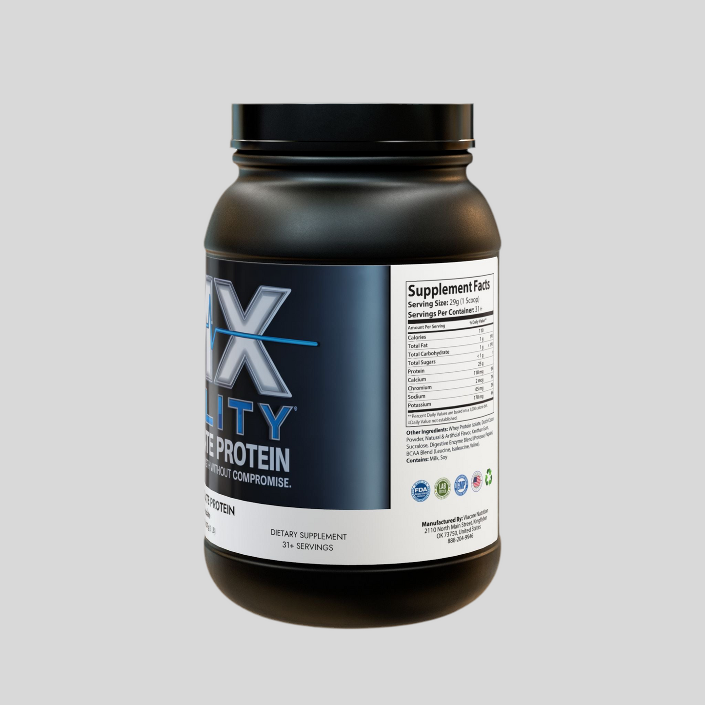 LMX Vitality – Ultra-Pure Whey Isolate Protein (2lb) | Premium Performance Nutrition