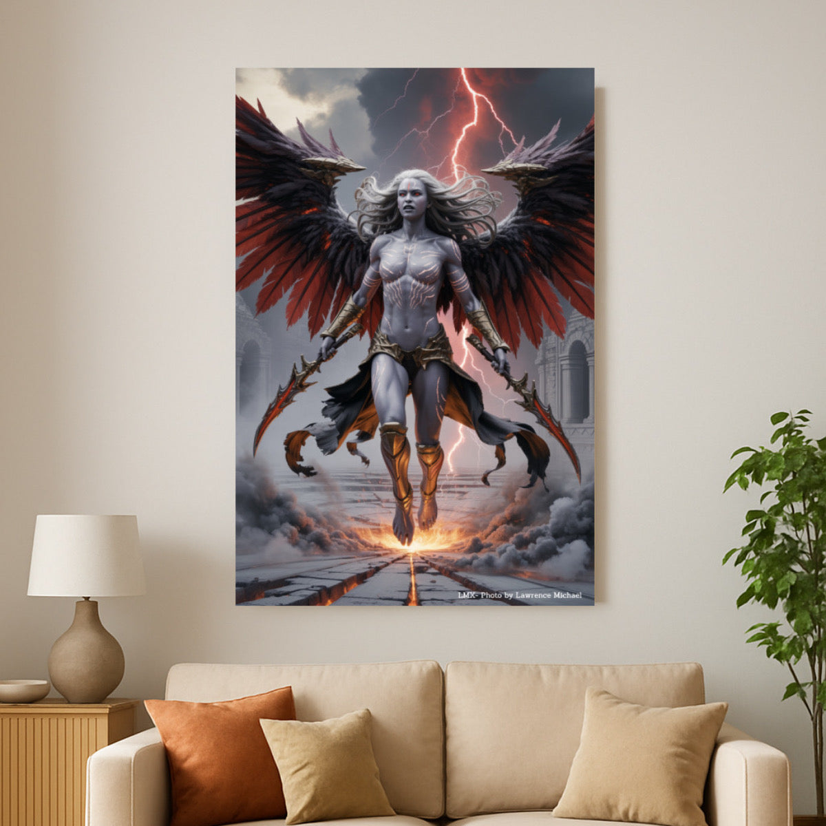 Lilith — The Fallen Flame | 24x36 LMX Canvas Edition