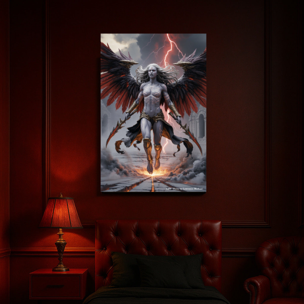 Lilith — The Fallen Flame | 24x36 LMX Canvas Edition