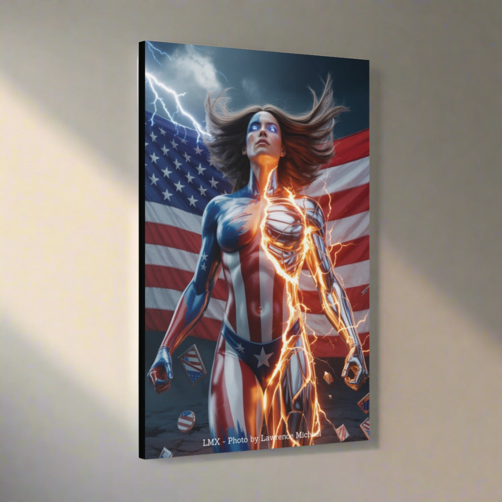 Awakening Patriot: The Rising Dawn — Canvas Edition (24×36)