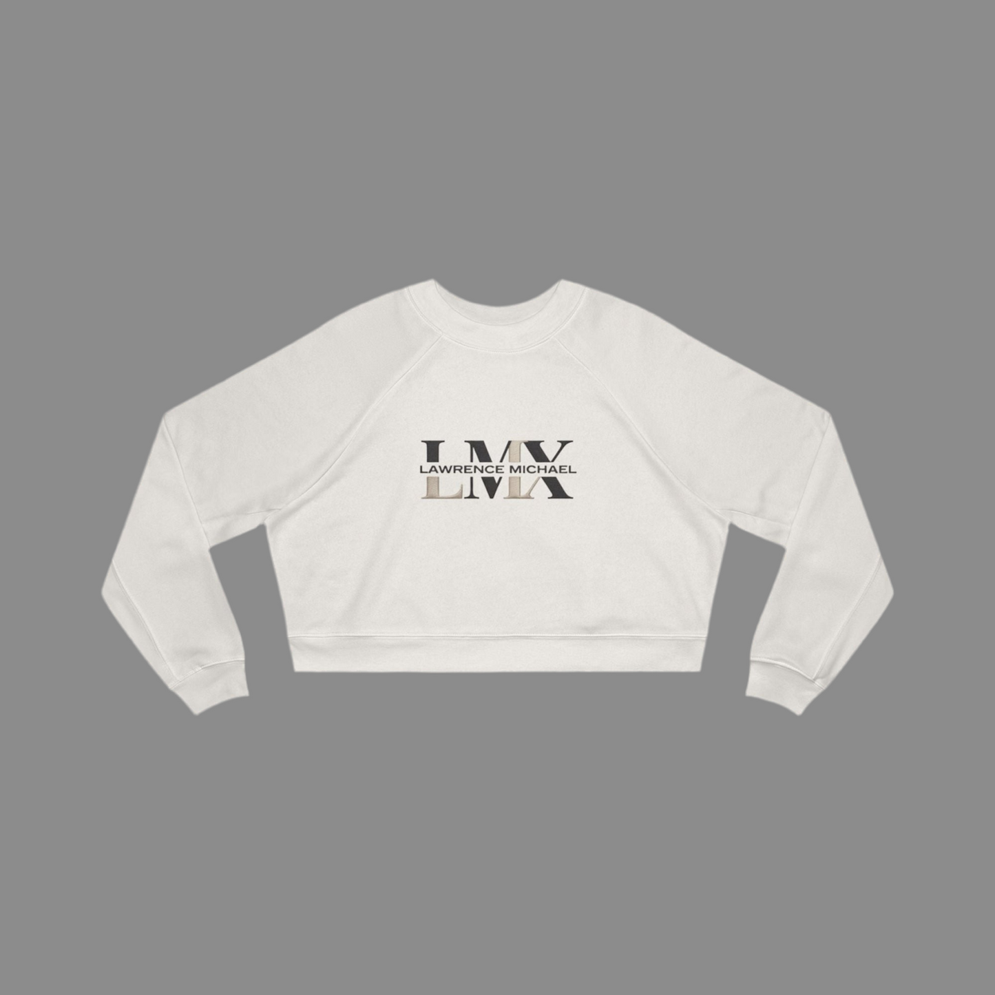 Stylish Women’s Cropped Fleece Pullover with LMX Design – Perfect for Casual Outings and Cozy Days