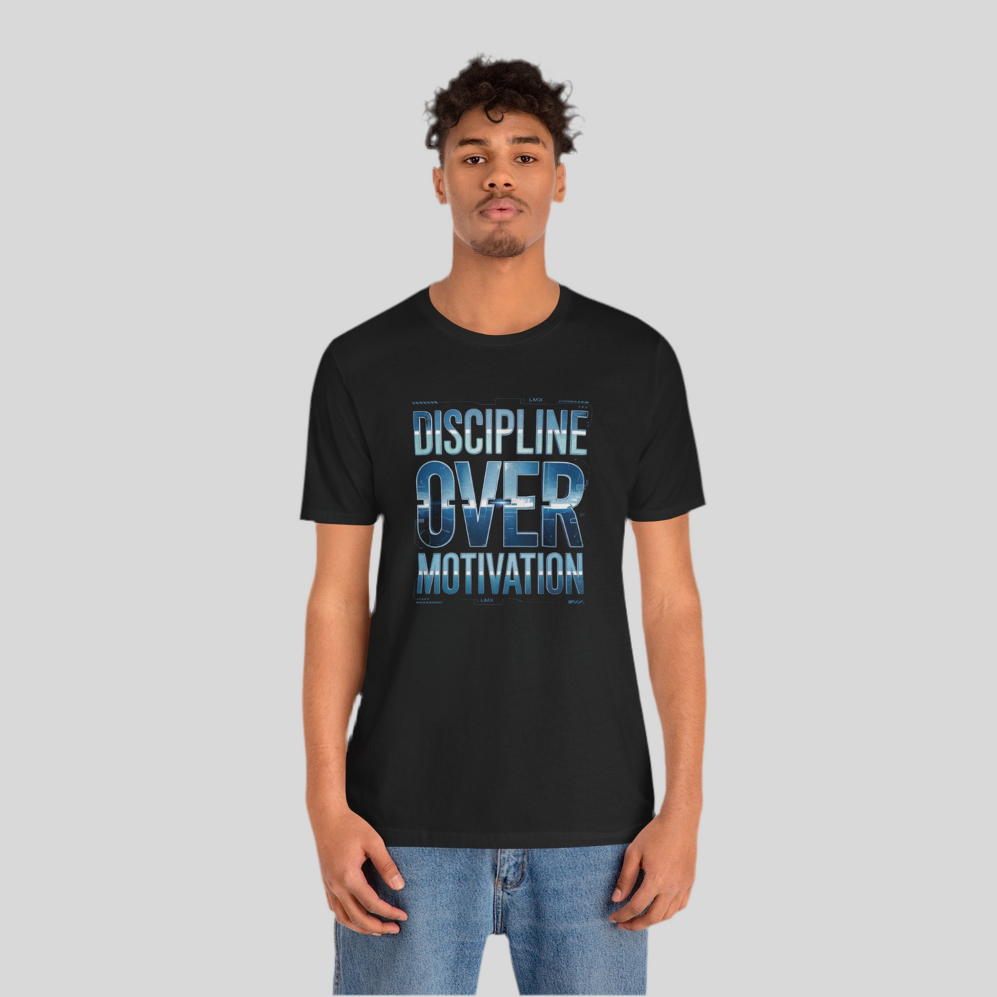 Discipline Over Motivation Tee – LMX Signature Mindset Series