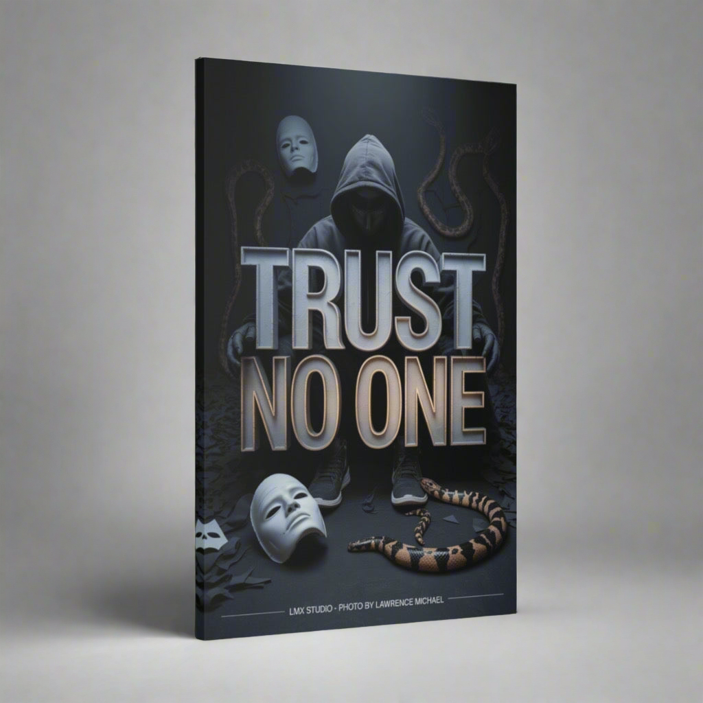 TRUST NO ONE — The Mask Breaker | 24x36 LMX Canvas Edition