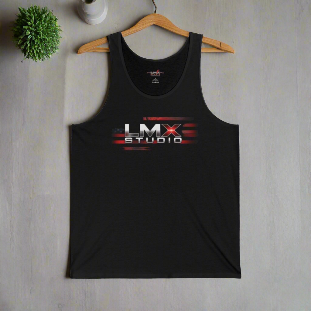 LMX Studio™ BUILT DIFFERENT Mens Tank Blackout Drop 001