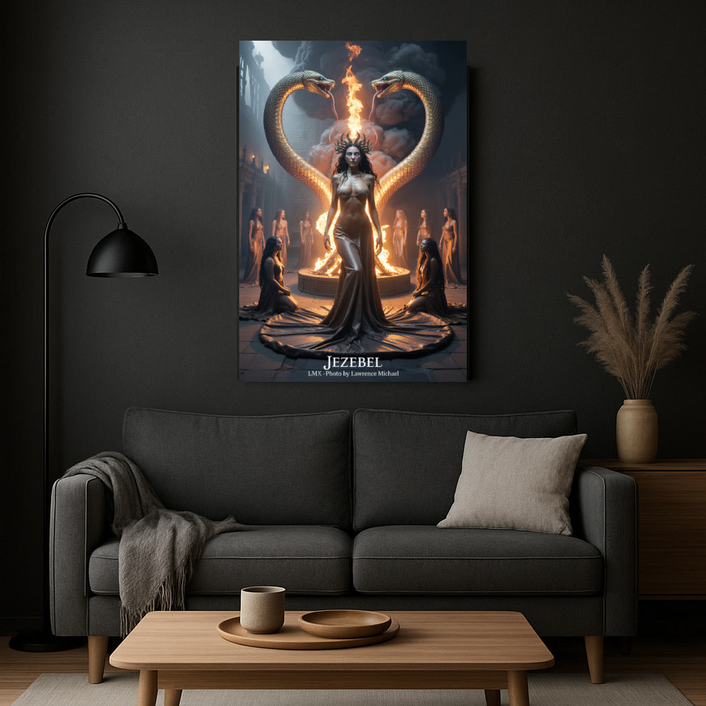 LMX Studio Jezebel Canvas Art 24x36 Limited
