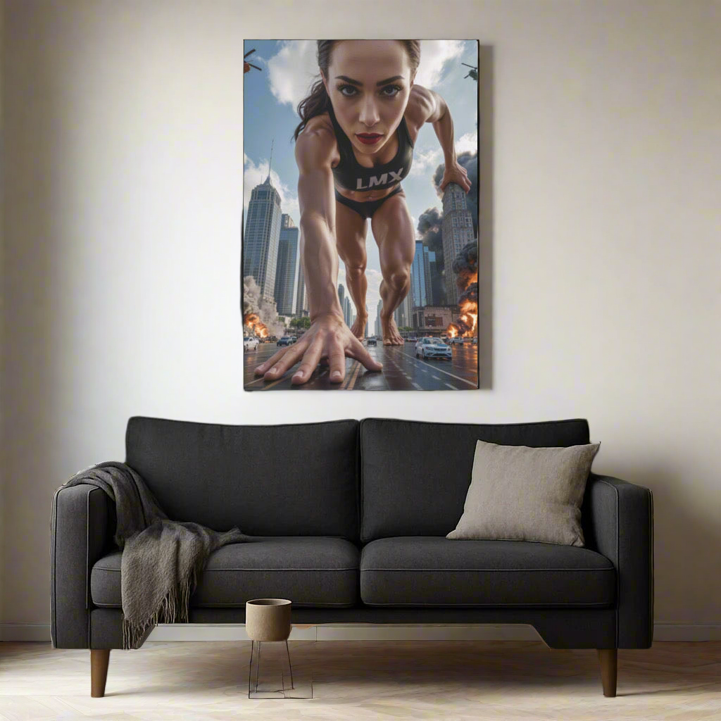 Giantess: LMX Ascension — Premium Canvas Edition (24×36)