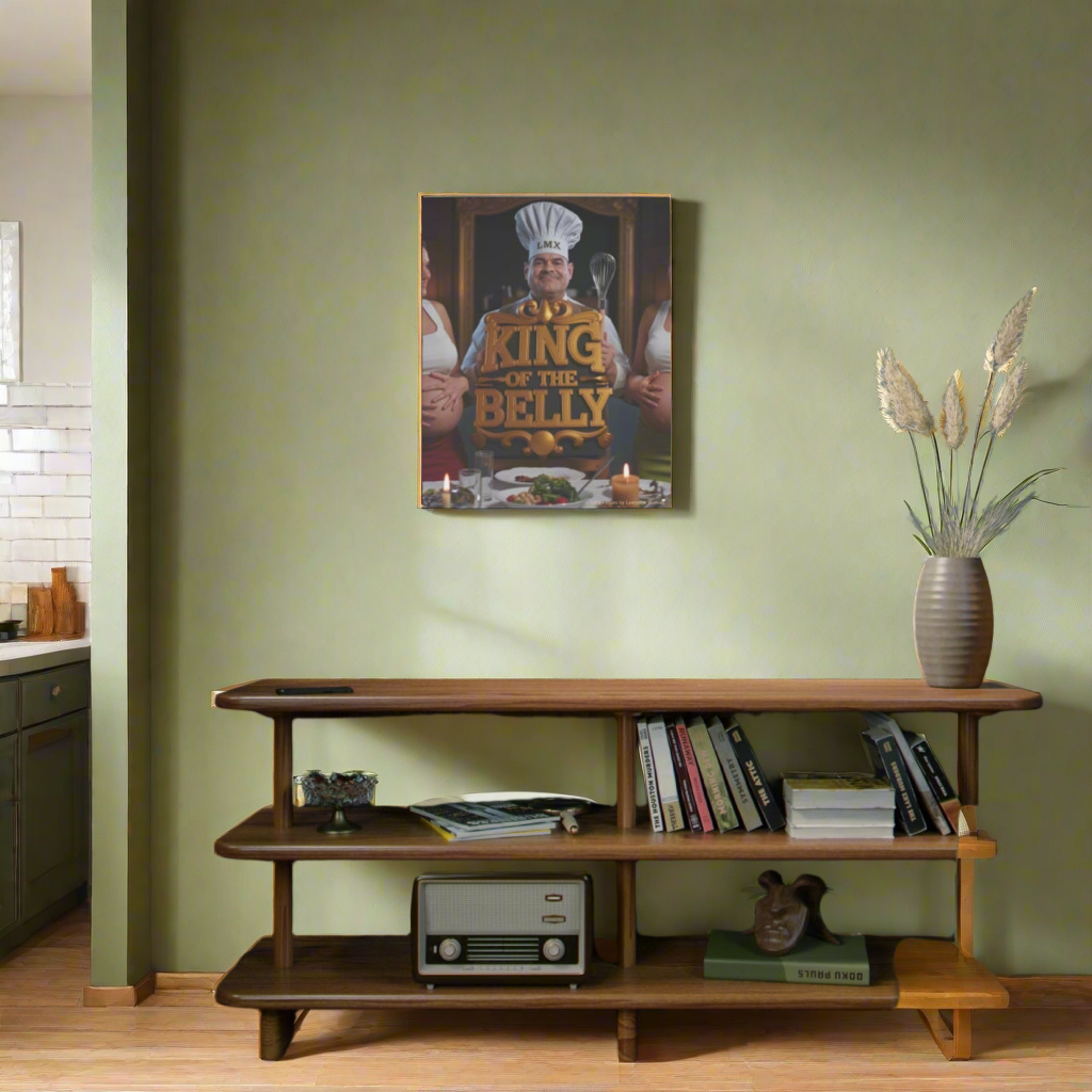King of the Belly – LMX Signature Canvas (24×30 Collector’s Edition)